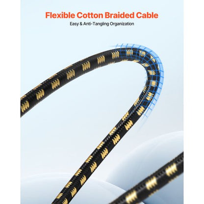 XLR-kabel 7,62 m, 6-pack, skärmade balanserade DMX-hane till hona-mikrofonkablar, guldpläterade 3-poliga XLR-mikrofonhögtalarkablar, för scenbelysning, mikrofoner, förstärkare, mixer, högtalarsystem |  EU