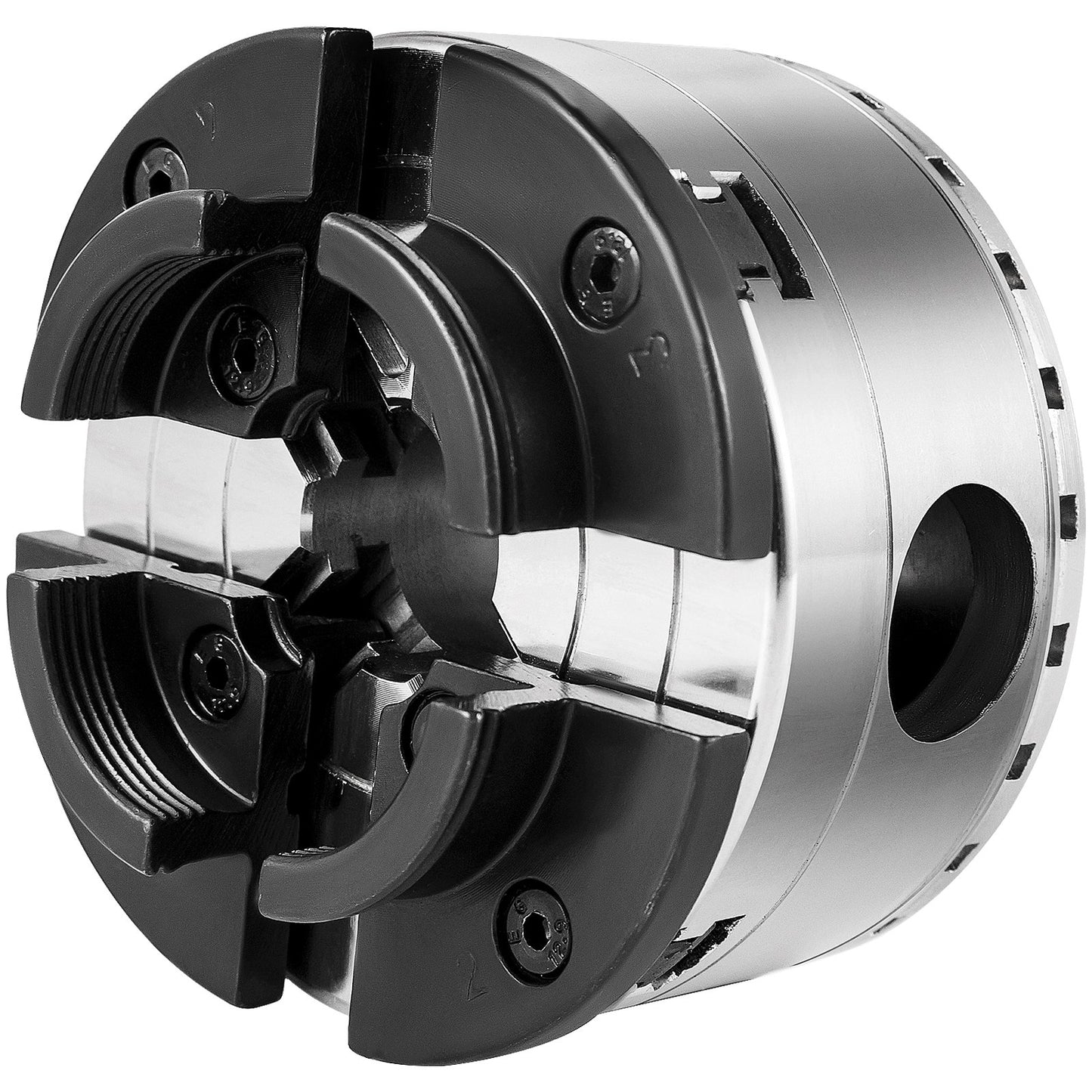 Svarvchuck 3,75-tums träsvarvningschuck 4 käftar svarvchucksats Nova svarvchuck träsvarvskålchuck med kvalitetstillbehör Konisk kugghjul och ett fodral för träbearbetning