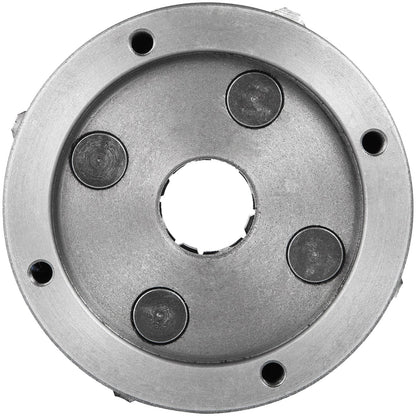 K72-125 5 Inch Lathe Chuck Independent Reversible Jaw 125MM Metal Lathe Machine Accessories for Mini Metal Lathe Machine 4 Jaw Lathe Chuck