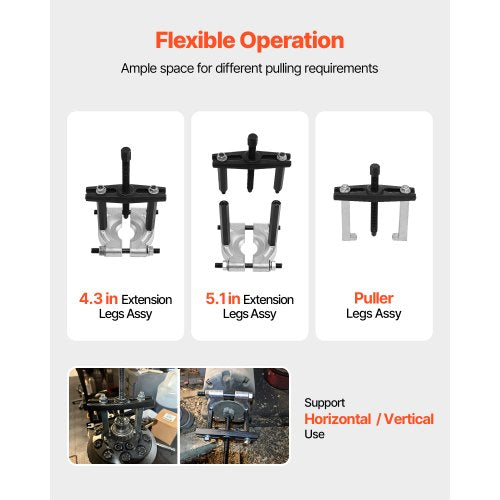 14-DELARS Lageravdragarsats Lagerseparator Delarverktyg med Väska 5 Ton |  EU