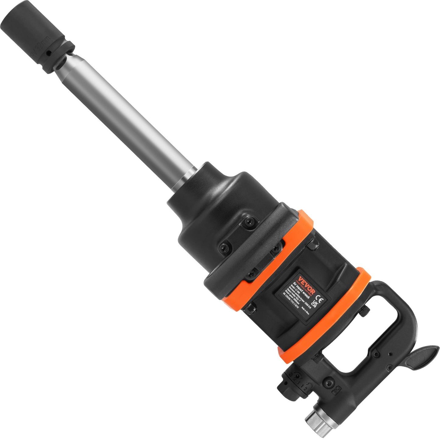 1 Inch Air Impact Wrench, Up to 3160 ft-lbs High Reverse Torque Output 1" Pneumatic Impact Gun w/ 8 Inch Extended Anvil & Carrying Case for Heavy Duty Repairs and Maintenance