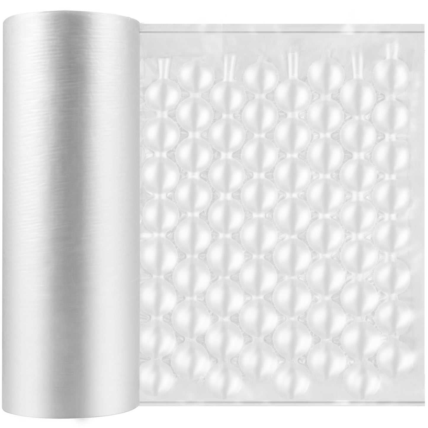 Air Cushion Film, 984 Ft Längd Air Kudde Bubble Bags Film, 16 tums bredd Film, Roll Bubble Bags Film för Wrap Machine