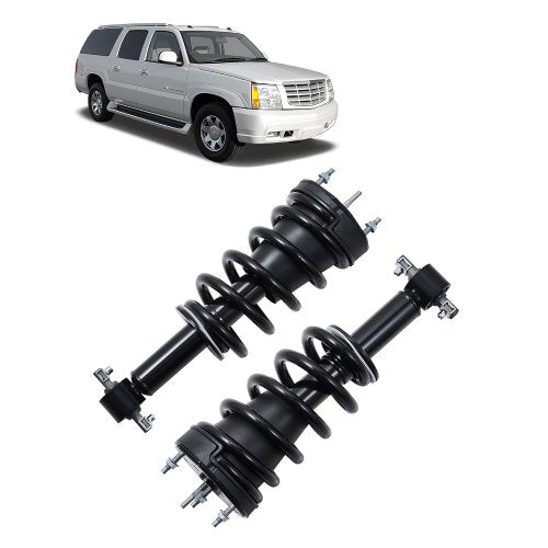 Front Air Shock Absorber Strut, 2 PCS, Compatible with Cadillac Escalade/ESV/EXT, GMC Sierra, Chevrolet Avalanche/Silverado/Suburban/Tahoe, Replacement for 19300066 22853793 19368455 19368456