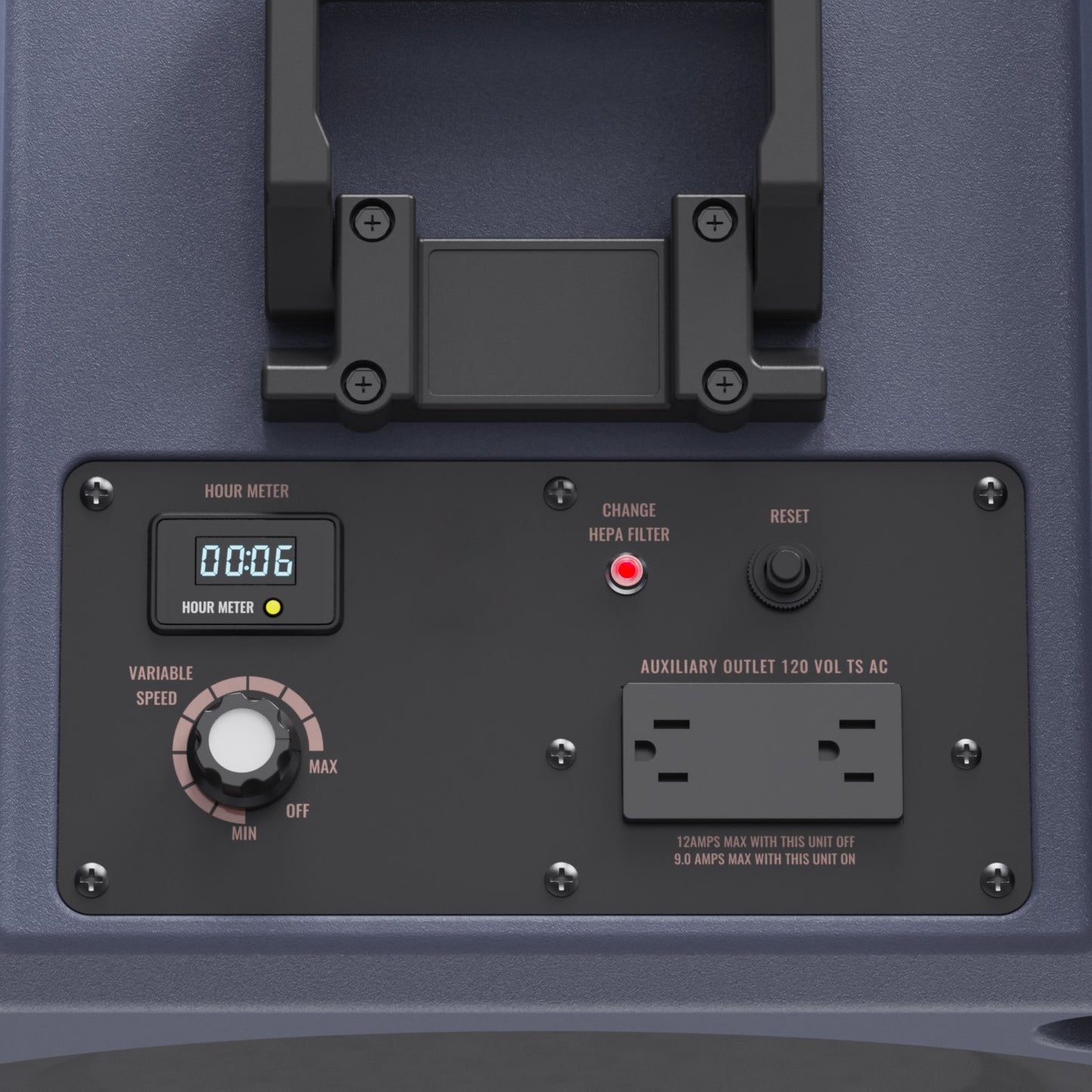 Luftreiniger mit 3-fach stapelbarer Negativluftmaschine 550 CFM