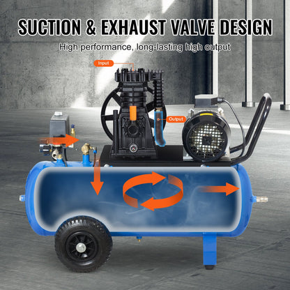 Luftkompressor-Pumpenkopf, 3 PS, 5,8 CFM @ 90 PSI, Doppelzylinder-Kolbenpumpenkopf