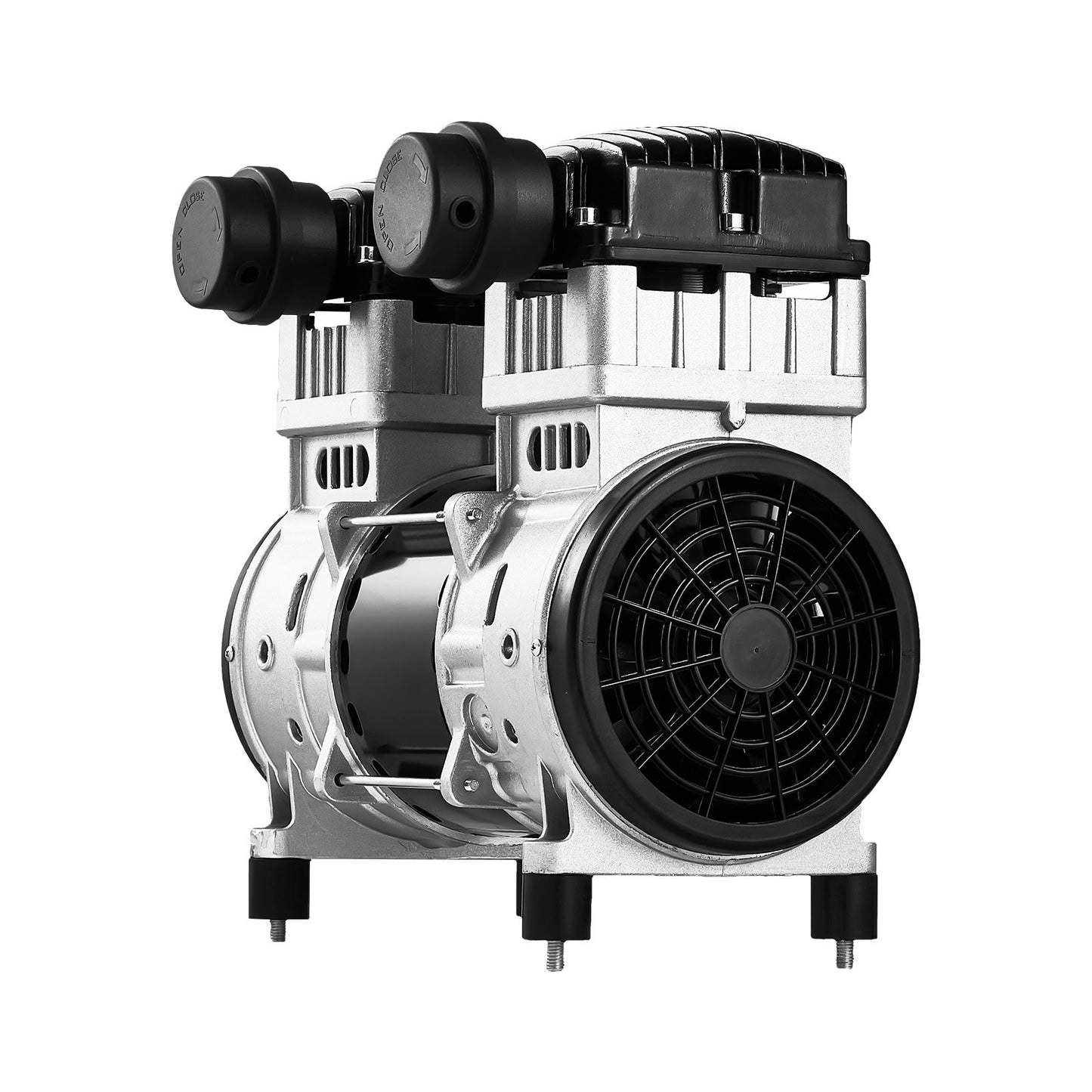 Air Compressor Motor, 2HP 5.2CFM @ 90PSI Oil Free Air Compressor Pump & Max. 145PSI Pressure, 78dB Ultra-Quiet Compressor Motor for Auto Repair, Tire Inflation, Spray Painting, Woodwork Nailing