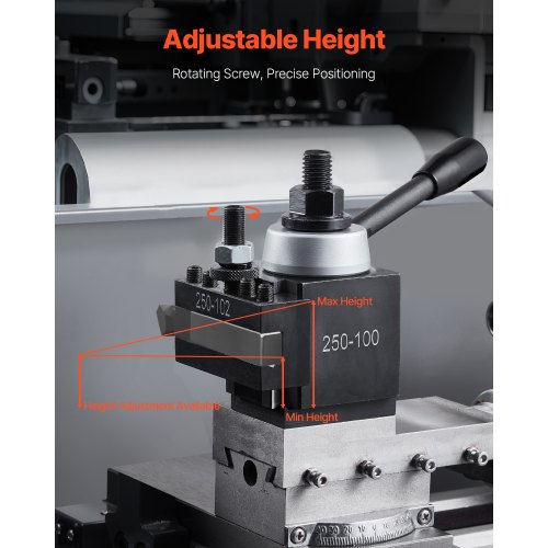 Schnellwechsel-Werkzeugsatz, 6-teilig, Drehbankhalter für 6"-12" Mini-Drehbank