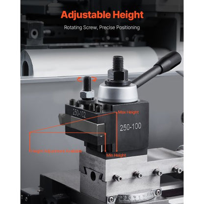Schnellwechsel-Werkzeugsatz, 6-teilig, Drehbankhalter für 6"-12" Mini-Drehbank