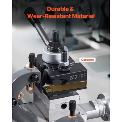 Schnellwechsel-Werkzeugsatz, 6-teilig, Drehbankhalter für 6"-12" Mini-Drehbank