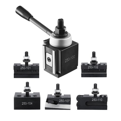 Schnellwechsel-Werkzeugsatz, 6-teilig, Drehbankhalter für 6"-12" Mini-Drehbank