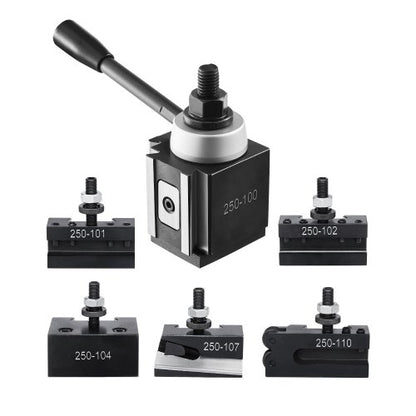 Schnellwechsel-Werkzeugsatz, 6-teilig, Drehbankhalter für 6"-12" Mini-Drehbank