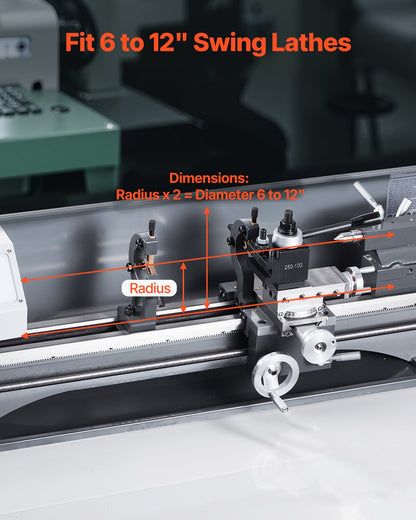 Quick Change Tool Post Set, 8 Pcs, Includes Lathe Tool Holders, Wedge Type Tool Post with Turning Tool Holder Accessories, Fit for Mini Lathe & Metal Lathe 6"-12" Swing, Durable Steel Material
