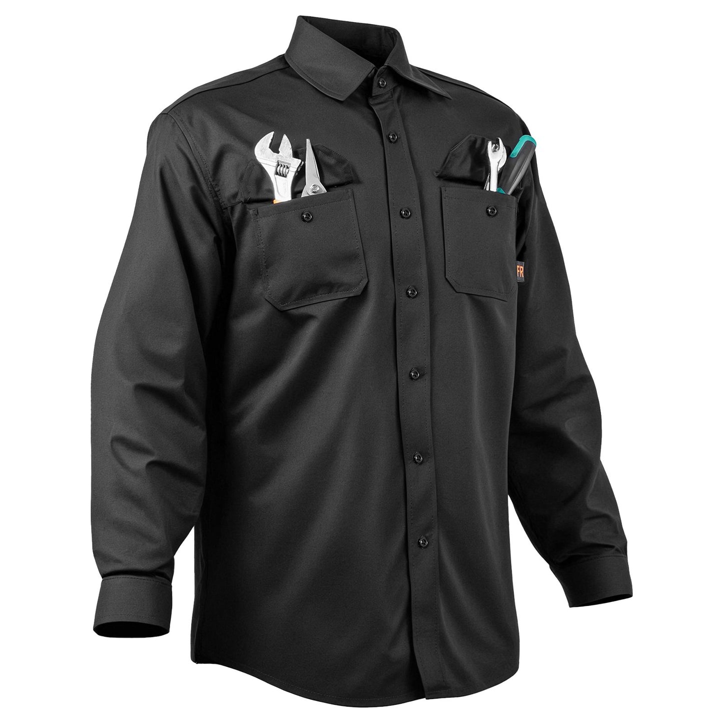 Flame Retardant Welding Jacket XL Size 7oz FR Cotton Welding Protective Jacket