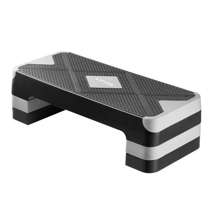 Aerobic Exercise Step Platform Justerbar Workout Step 4 Riser Grå |  EU