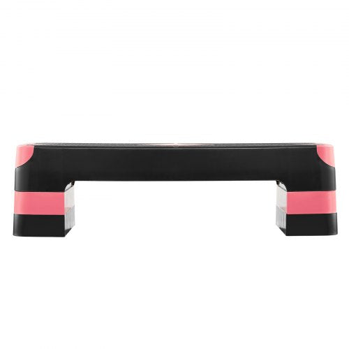 Aerobic Exercise Step Platform Justerbar Workout Stepmaskin 4 Riser Röd