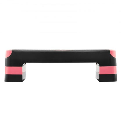 Aerobic Exercise Step Platform Justerbar Workout Stepmaskin 4 Riser Röd