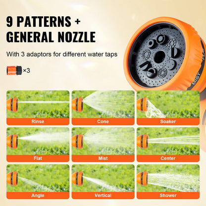 Schlauchtrommel, einziehbare Schlauchtrommel, Wasserschlauchtrommel, 115'x1/2" 180° drehbar, Wandmontage