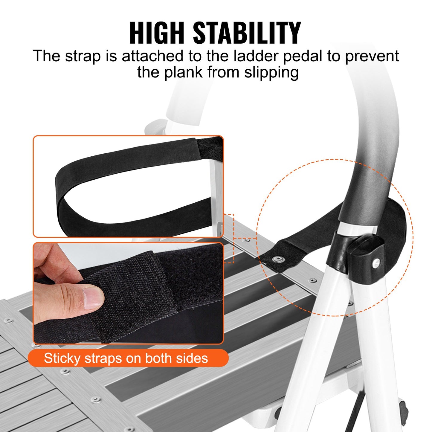 Arbetsplanka i aluminium Teleskoperande 6-9 fot 500 lb Kapacitet Ställningsplanka