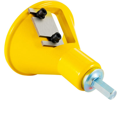 Tappskärare, 1\"/25,4 mm & 2\"/50,8 mm diameter, med dubbla raka blad och knappskruvar Home Master Kit, premium aluminium- och stålträsmöbelskärare, kommersiellt nybörjarverktyg för gör-det-själv hemma