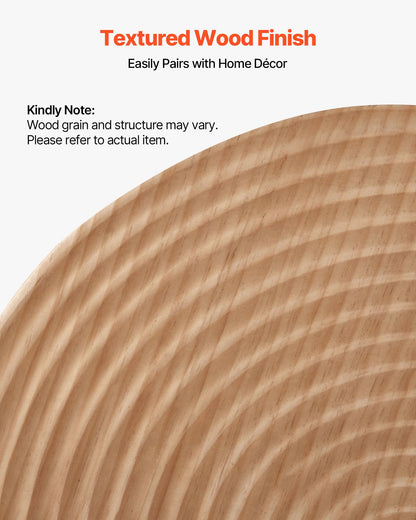 2 Pieces Round Coffee Tables Sets, 31.3 in Industrial Living Room Table with 1 End Side Table, Easy Assembly Coffee and End Tables Sets with Metal Legs, for Office, Living Room and Apartment