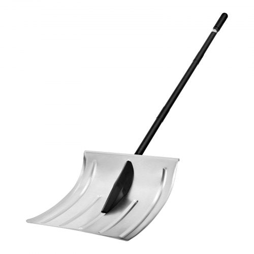 Snow Shovel for Driveway, 16 in Wide Aluminum Alloy Snow Shovel, Non Slip Grip, Large Capacity Snowplow Shovels, Detachable & Lightweight Snows Removal Tool for Garden Car Camping Outdoors
