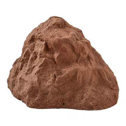 Faux Rock Cover, Outdoor Fake Rock Well Pump Cover, Realistic Natural Texture, Lightweight & Weather-Resistant Polyresin Artificial Boulder for Landscaping Garden Yard Décor, Brown, Small Size