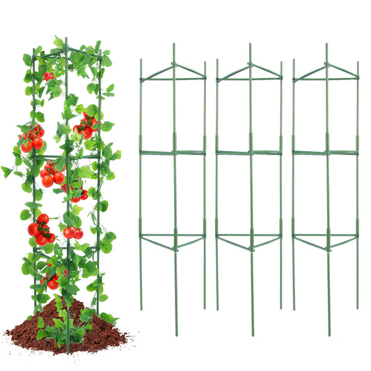 6-pack tomatburar för trädgård 48" stödbur för tomatplantor