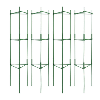 4-pack tomatburar för trädgård 63" stödbur för tomatplantor