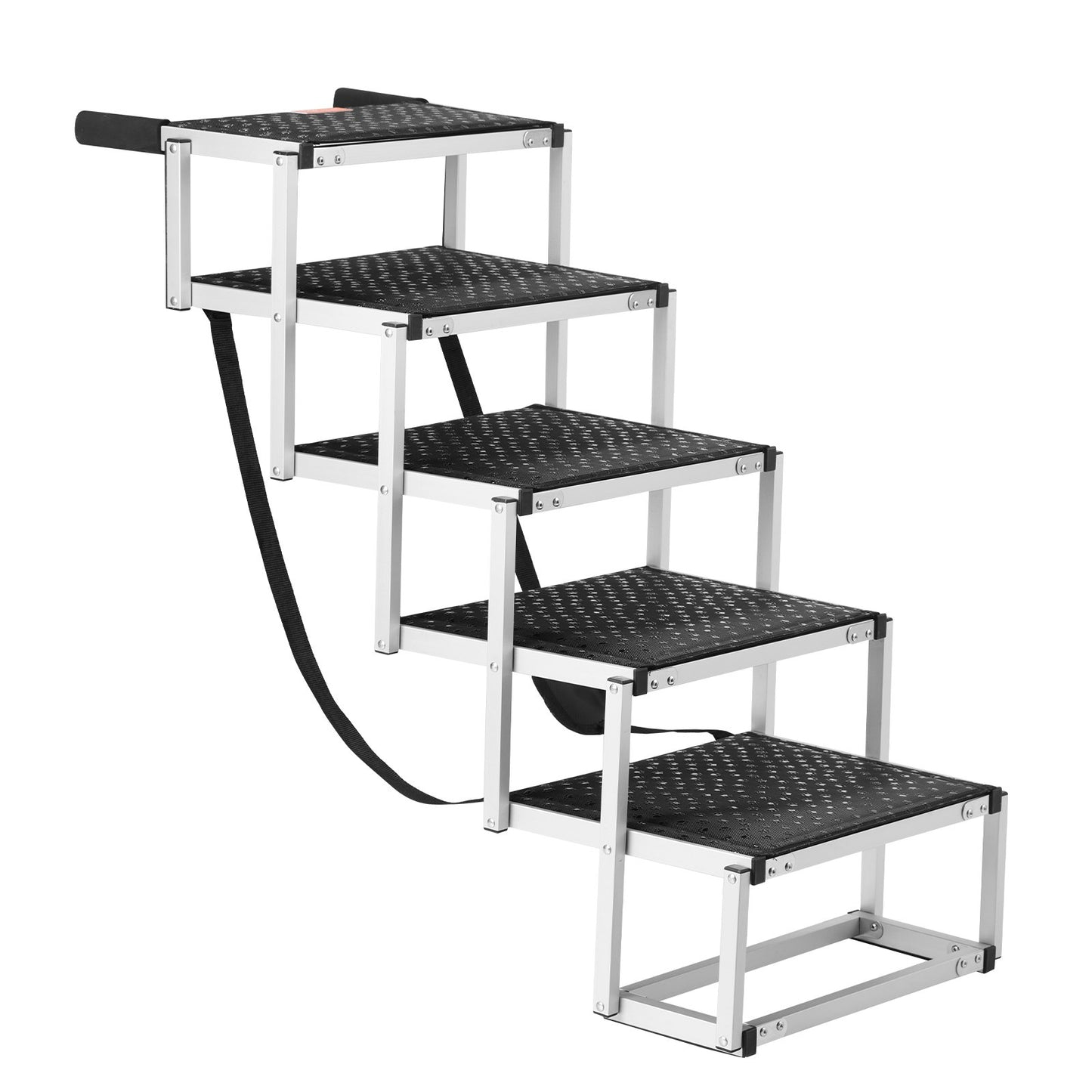 Hundetreppe für Autos 5-stufige faltbare Hundetreppe Aluminium Belastungen bis zu 150 lbs