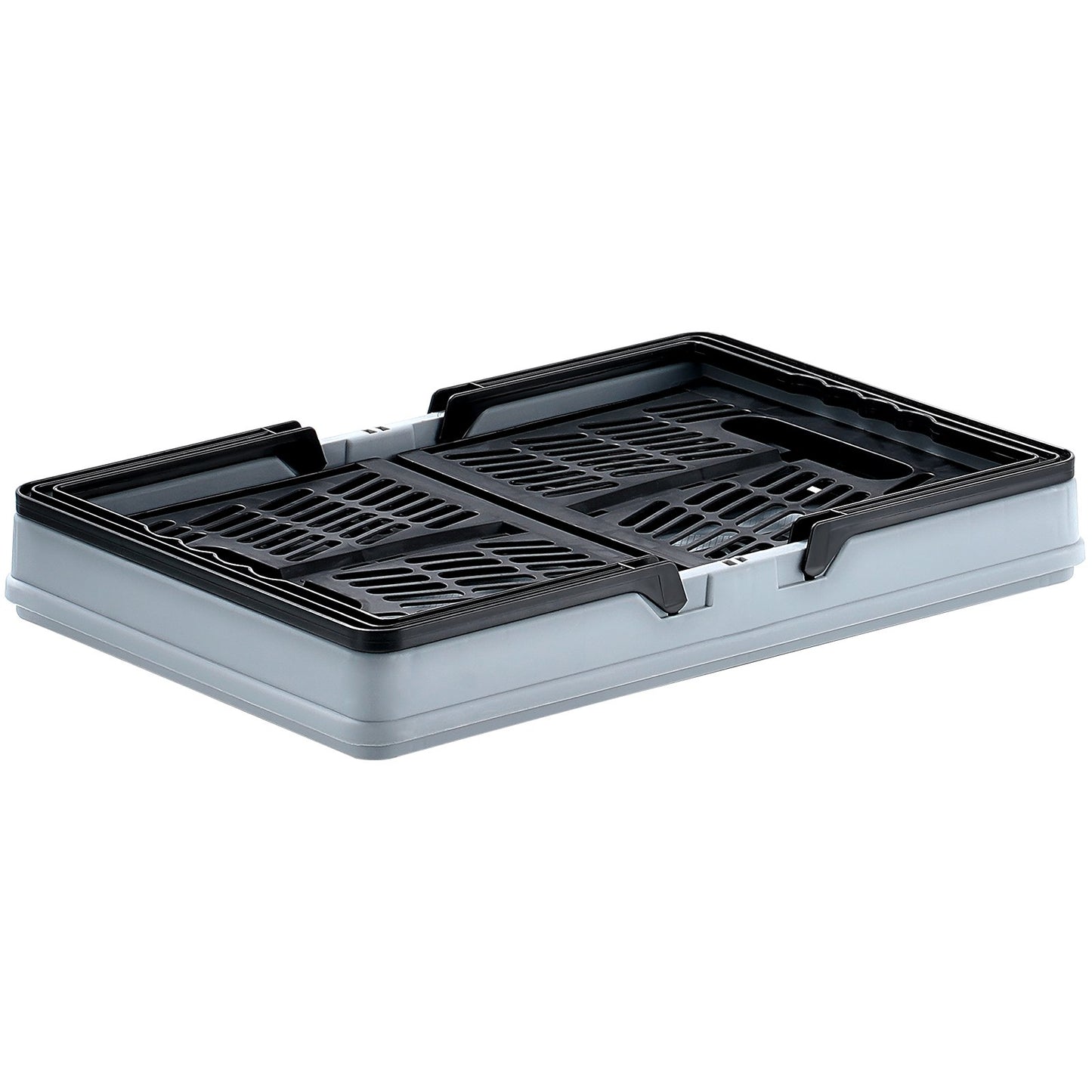 Faltbarer Einkaufswagen Tragbarer Lebensmittelkorb 3-teilig 16L mit Griff