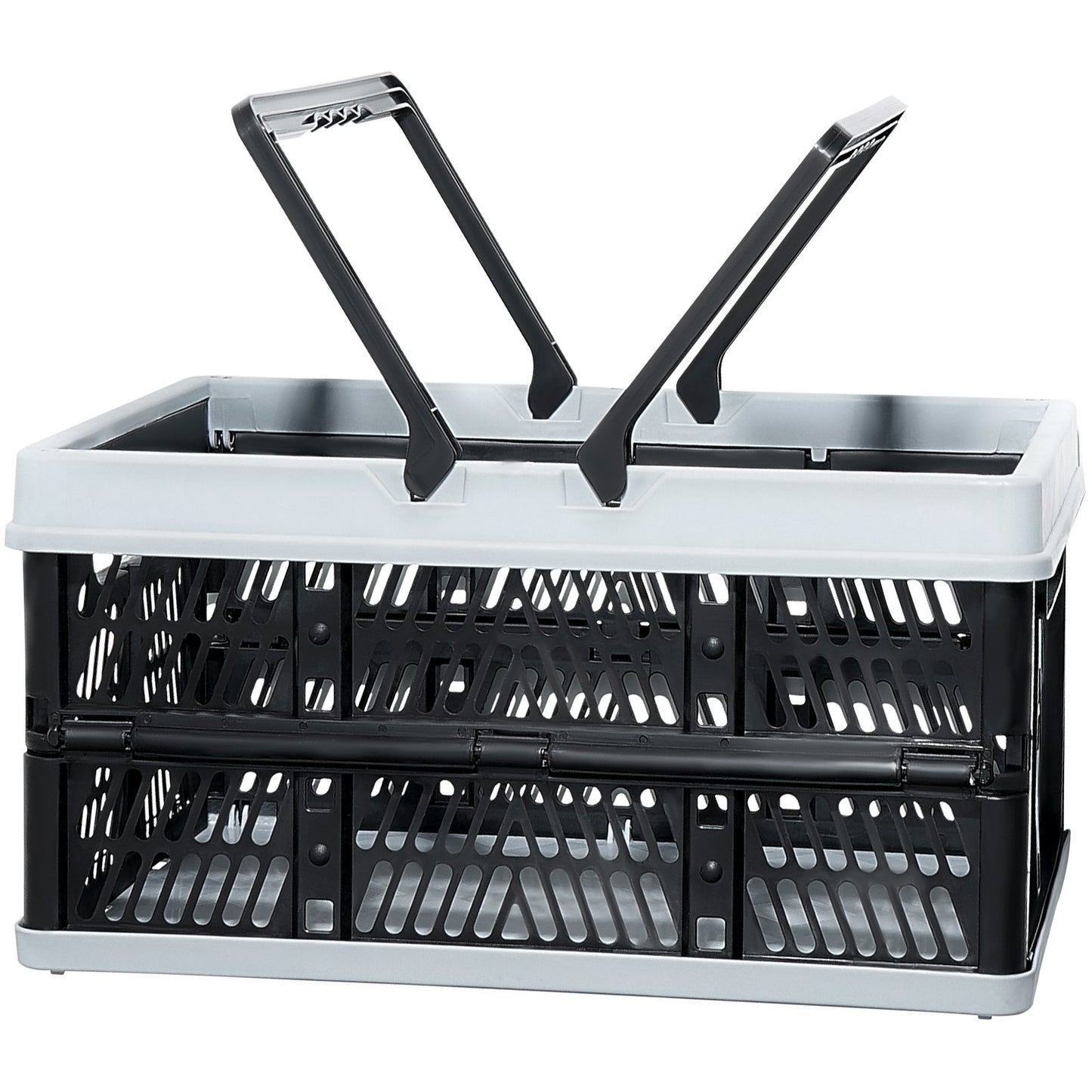 Faltbarer Einkaufswagen Tragbarer Lebensmittelkorb 3-teilig 16L mit Griff