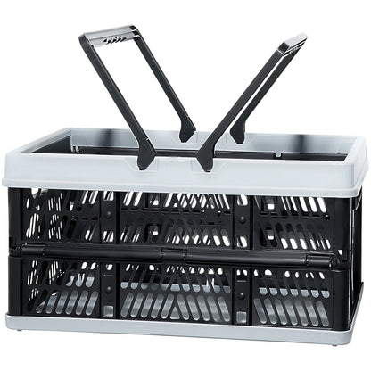 Faltbarer Einkaufswagen Tragbarer Lebensmittelkorb 3-teilig 16L mit Griff