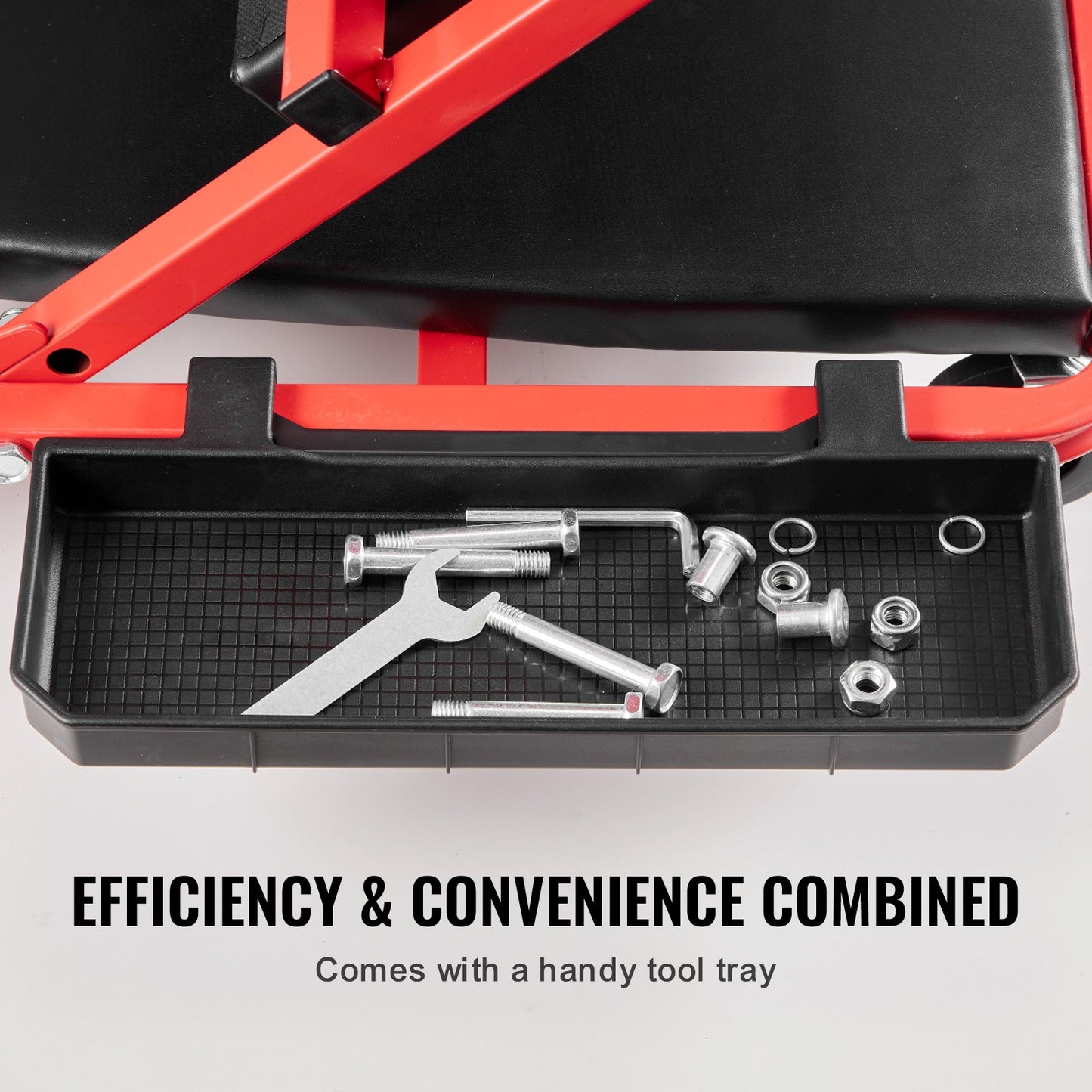 36 Zoll faltbarer Z-Garage-Creeper, mechanischer Creeper-Hocker, 300 lbs Kapazität