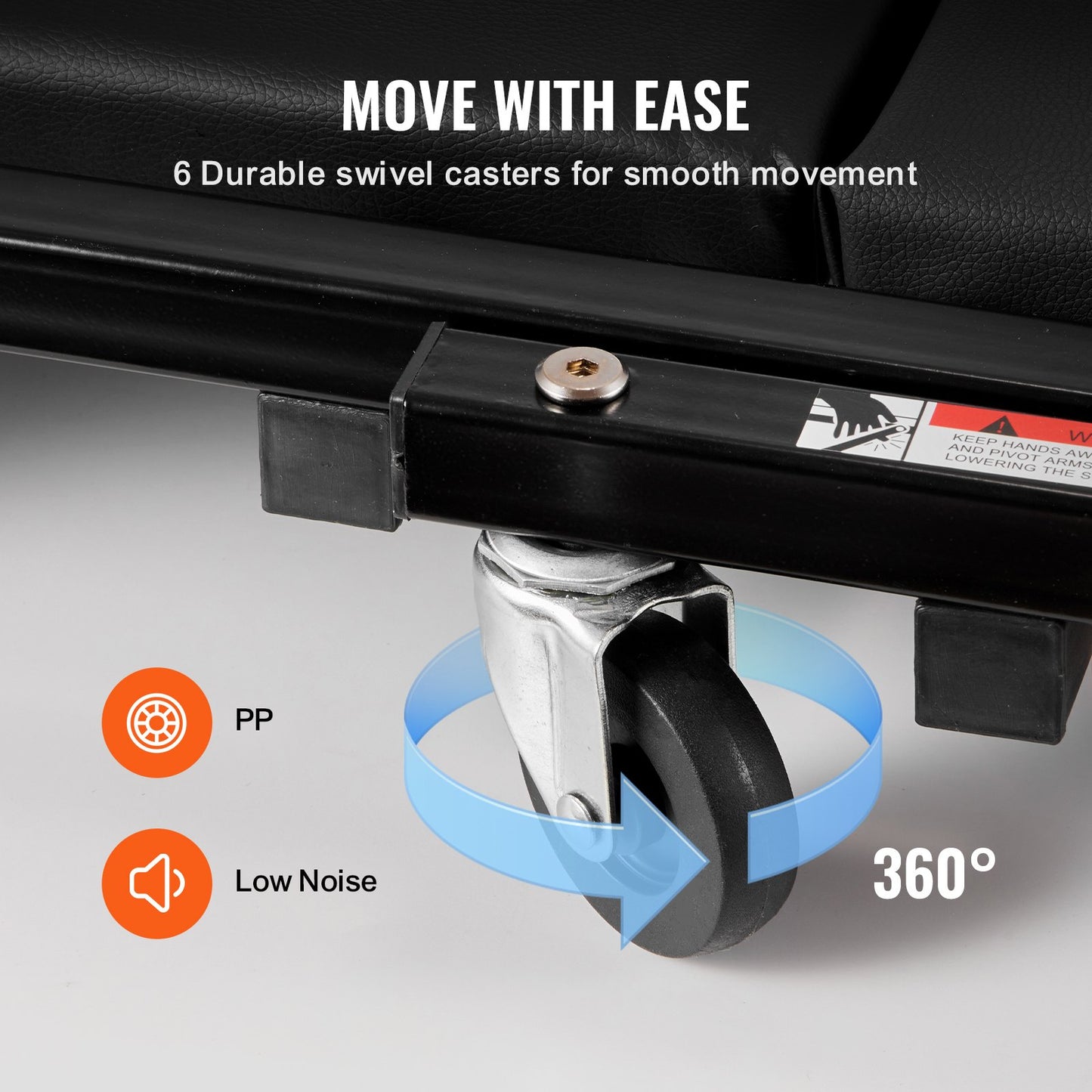 40 in Foldable Z Garage Creeper Mechanical Creeper Stool 450 lbs Capacity