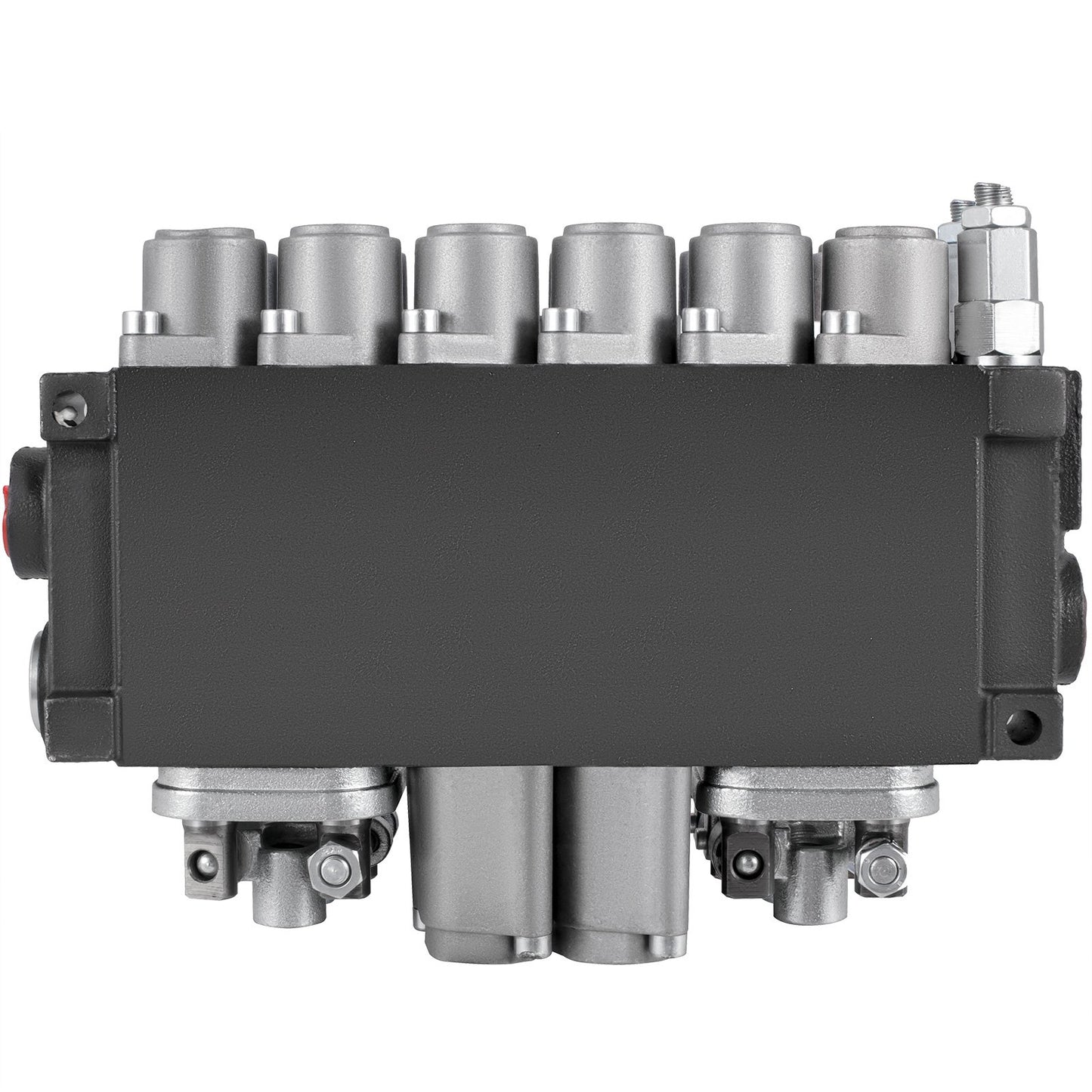 Hydraulisk riktningsventil, 6-spolar Hydraulisk Spool-ventil, 11 GPM Hydraulisk Lastarventil, 4500 PSI Riktningsventil, Hydraulventiler och Reglage för traktorer Lastare Tankar