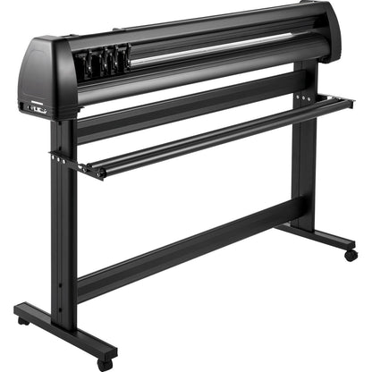Vinyl Cutter Machine, 53" Vinyl Plotter, LCD Display Plotter Cutter, Three Adjustable Pinch Rollers Sign Cutting Plotter, Vinyl Cutter with SignCut and SignMaster Design and Cutting Software