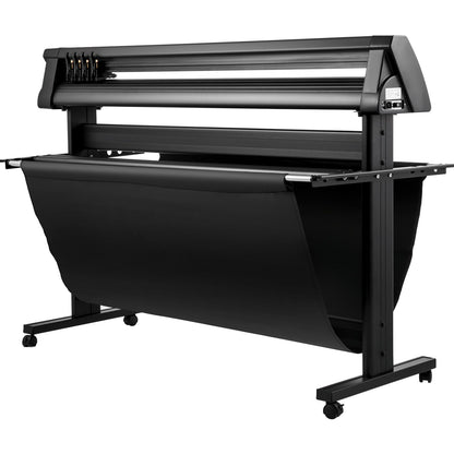 Vinylschneider, 1350 mm Vinylplotter, LED-Bildschirmplotterschneider, halbautomatisches integriertes optisches Auge, kompatibel mit SignCut-Software für Mac- und Windows-Systeme mit Ständer