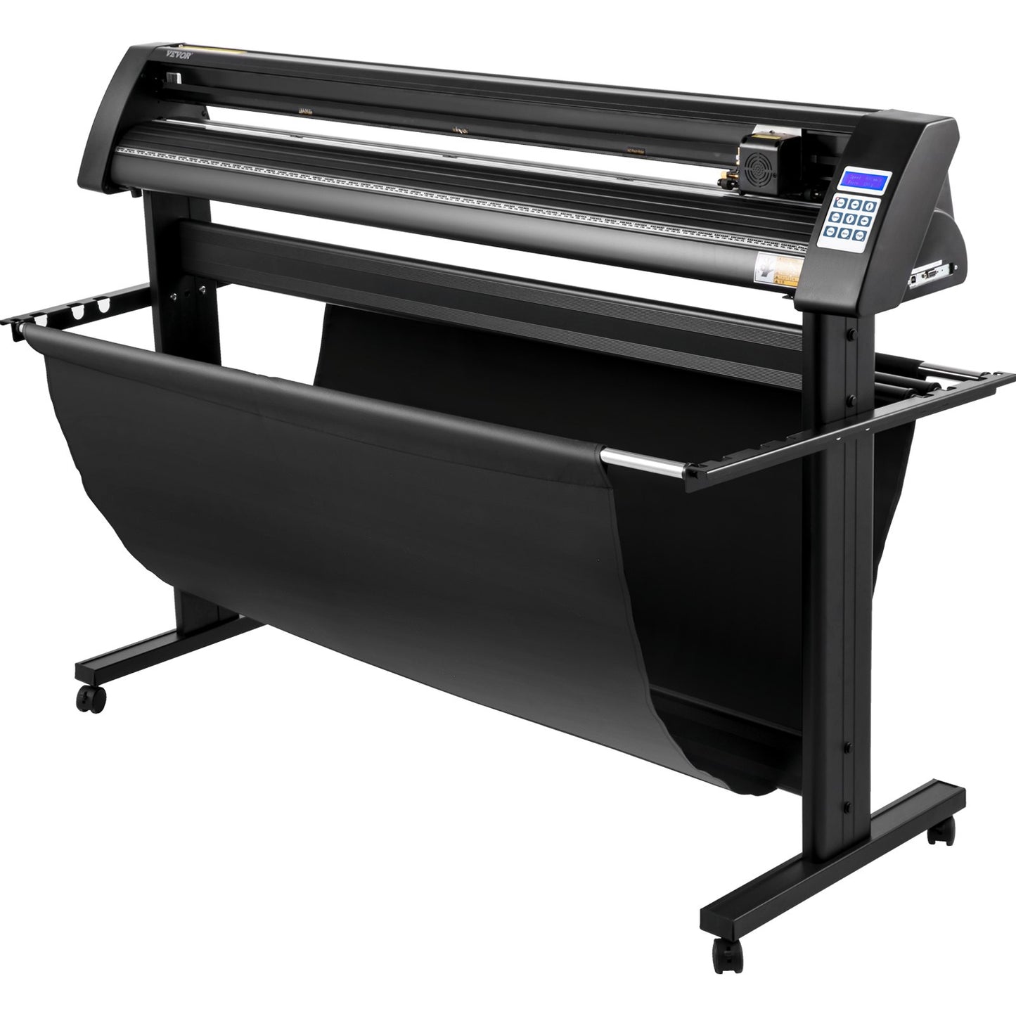 Vinylschneider, 1350 mm Vinylplotter, LED-Bildschirmplotterschneider, halbautomatisches integriertes optisches Auge, kompatibel mit SignCut-Software für Mac- und Windows-Systeme mit Ständer