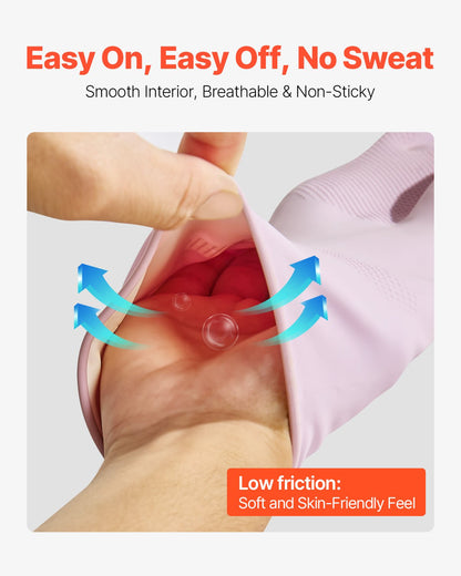 Reusable Dishwashing Gloves, 2 Pairs Colorful Reusable Household Kitchen Cleaning Gloves for Washing Dishes and Cleaning Tasks, Flexible Long-lasting and Non-Slip, Medium, Pink + Purple