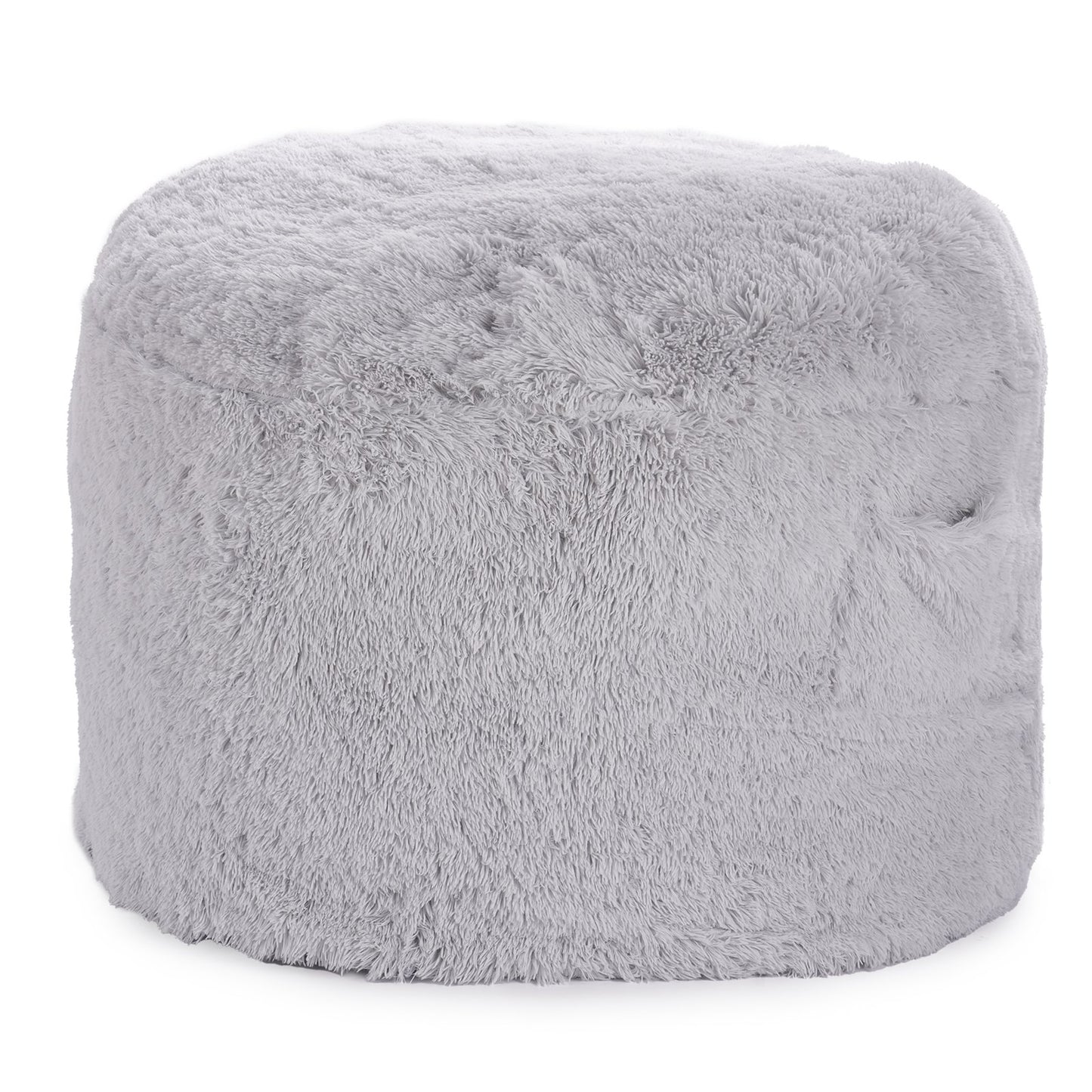 Bean Bag Bed Chair Convertible from Chair to Lounge or Mattress Grey-Full