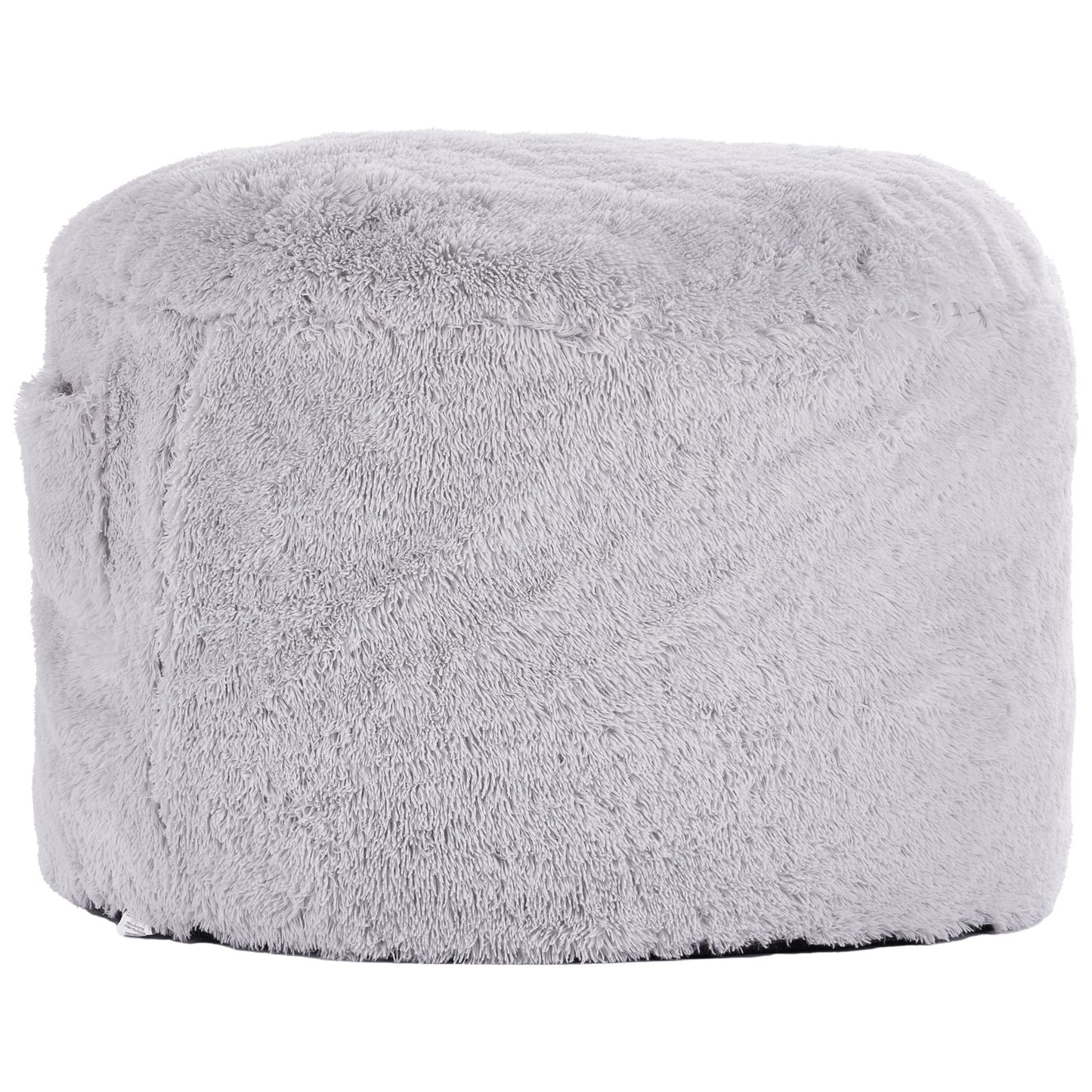 Bean Bag Bed Chair Convertible from Chair to Lounge or Mattress Grey-Full