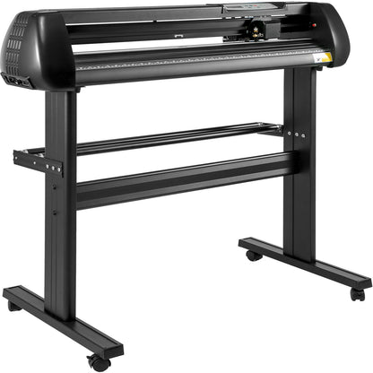 28 Zoll Vinyl-Schneidemaschine, Basic Vinyl Plotter Cutter mit Stand-Plotter, einstellbare Leistung, Geschwindigkeit, Schilderherstellung