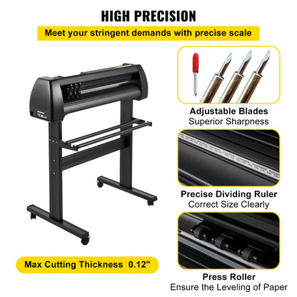 870 mm Vinyl Cutter Machine Vinyl Plotter SignCut Software för Windows
