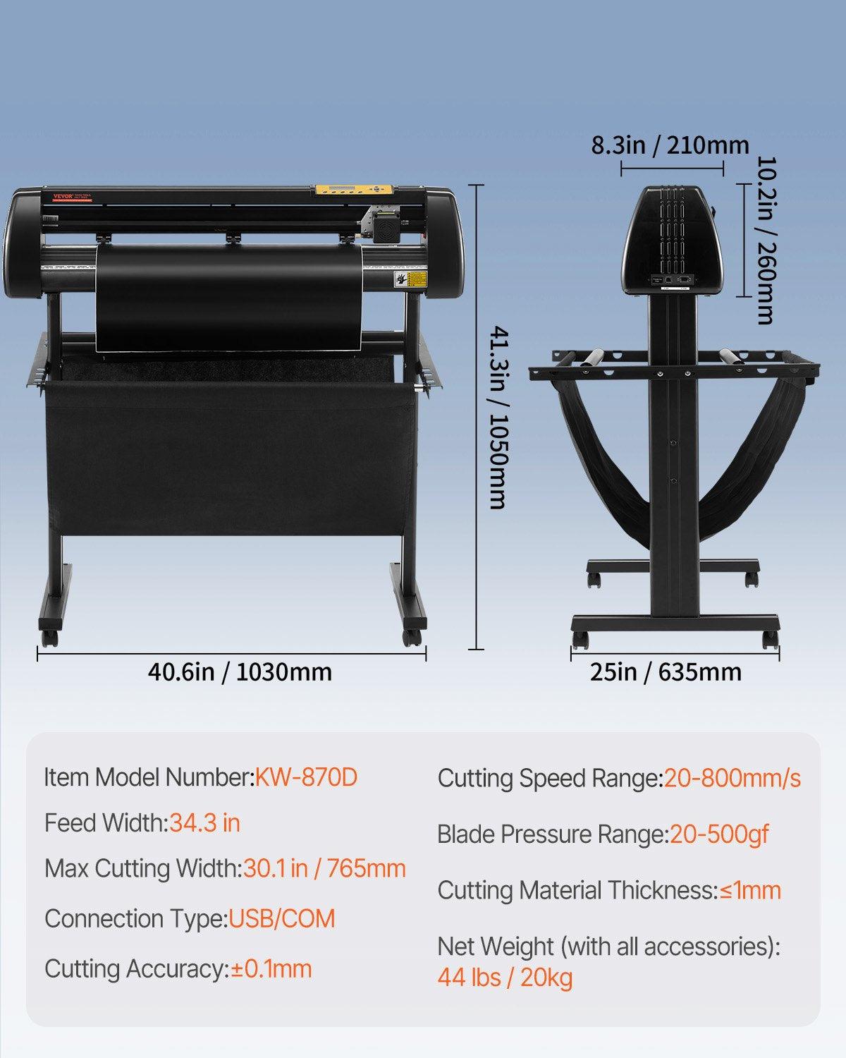 Vinyl Cutter, 34Inch Bundle, Vinyl Cutter Machine, Manual Vinyl Printer, LCD Display Plotter Cutter Sign Cutting with Signmaster Software for Design and Cut, with Supplies, Tools