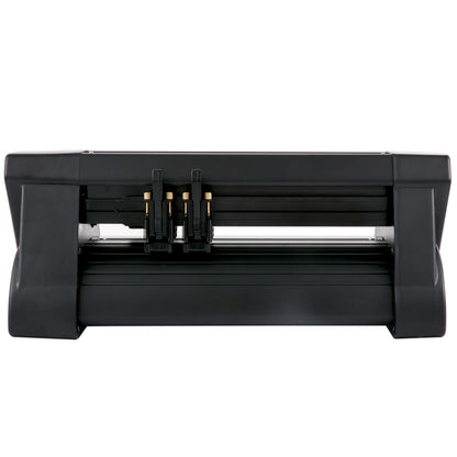 Vinylskärare, 375 mm vinylplotter, LED-skärmplotterskärare, halvautomatisk inbyggt optiskt öga för exakt styrning, kompatibel med SignMaster-programvaran för Windows System Desktop Design