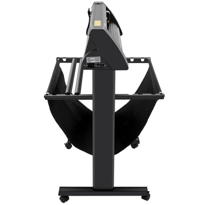 Vinylschneider, 870 mm Vinylplotter, LED-Bildschirmplotterschneider, halbautomatisches integriertes optisches Auge für präzise Führung, kompatibel mit SignMaster-Software für Windows-Systeme mit Ständer