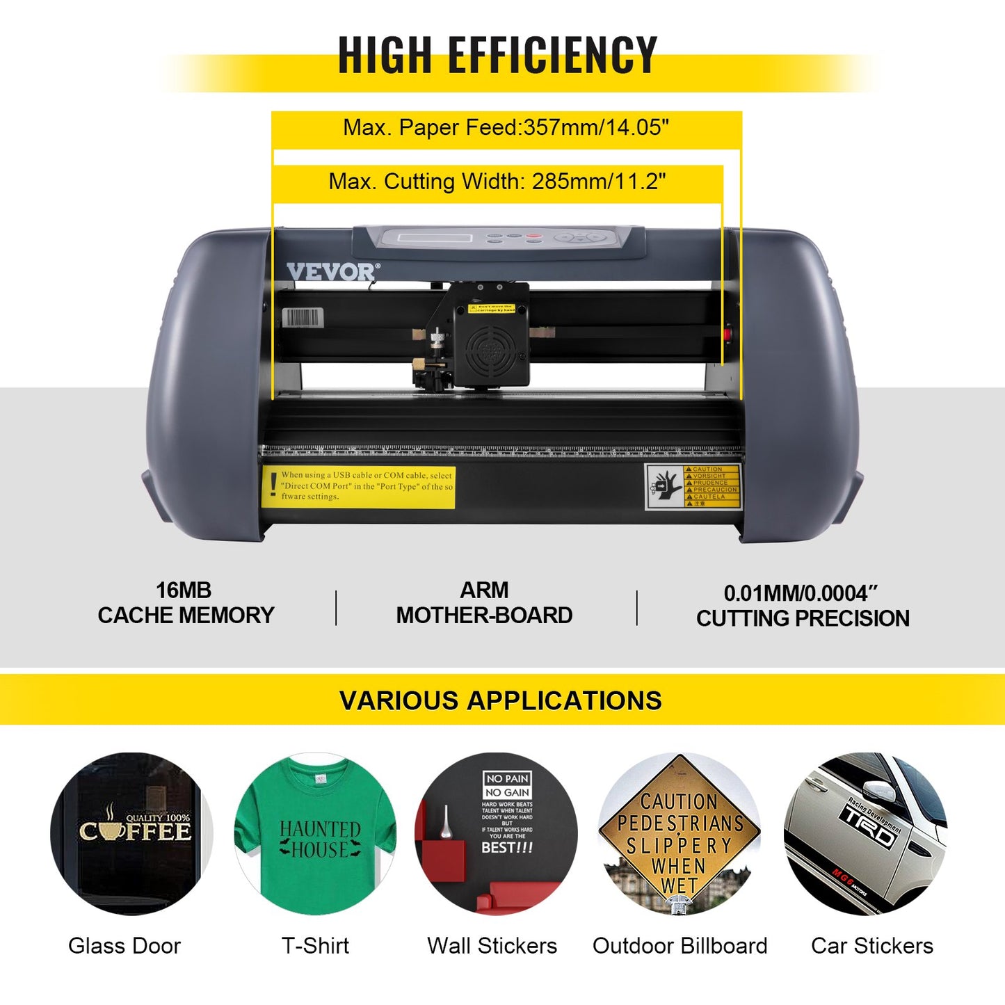 Vinyl cutting machine, 375mm vinyl printer, maximum paper feed 14 inch plotter printer with adjustable force and speed Vinyl cutting machine for sign making Vinyl plotter cutting machine