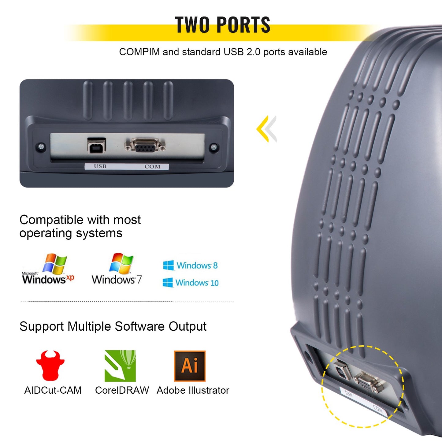 Vinyl cutting machine, 375mm vinyl printer, maximum paper feed 14 inch plotter printer with adjustable force and speed Vinyl cutting machine for sign making Vinyl plotter cutting machine