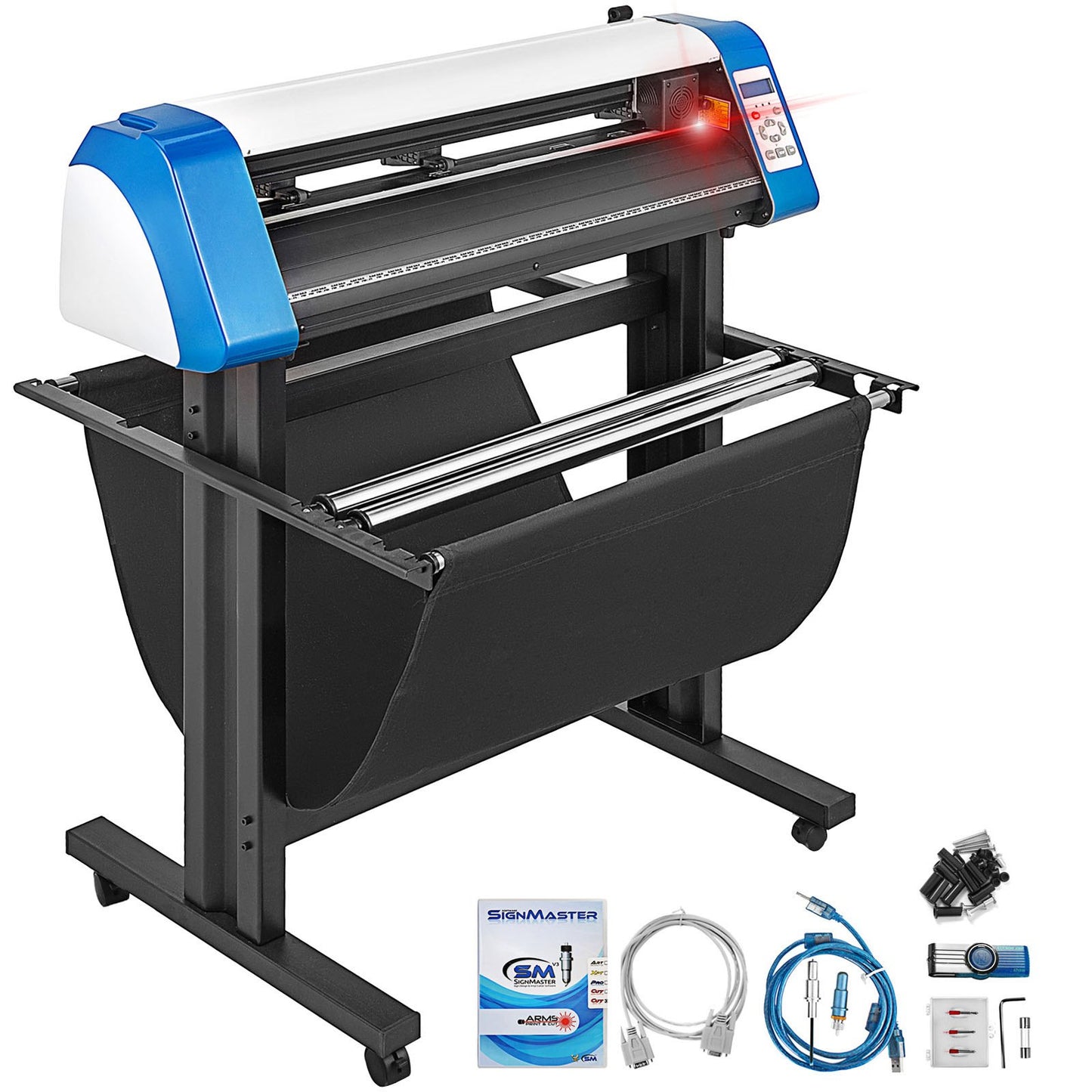 34-Zoll-halbautomatischer Kontur-Vinyl-Schneideplotter Manuelle Positionierung