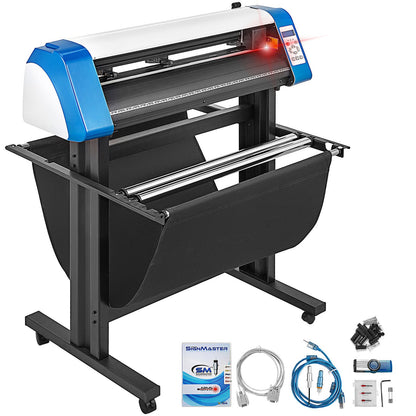 34-Zoll-halbautomatischer Kontur-Vinyl-Schneideplotter Manuelle Positionierung